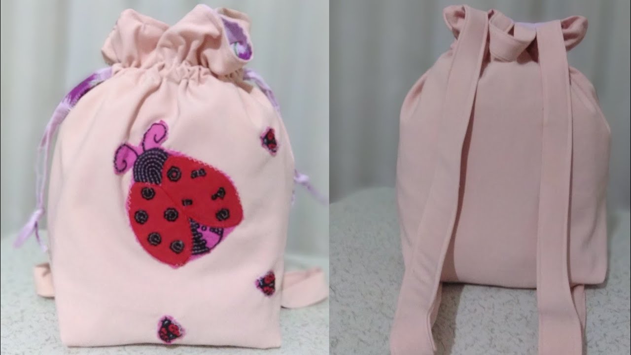 ÇOK KOLAY SIRT ÇANTASI KESİMİ VE DİKİMİ/VERY EASY BACKPACK CUTTING AND SEWING/قص وخياطة حقيبة الظهر