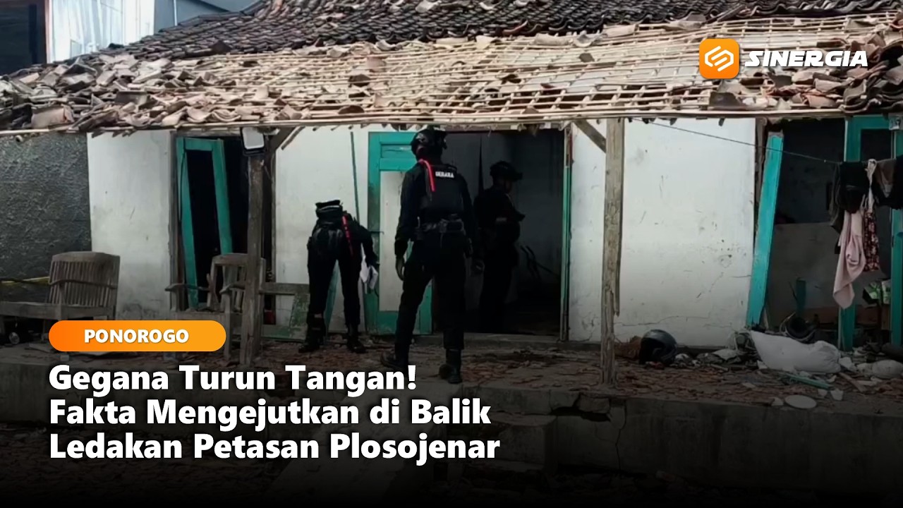 PONOROGO - Tim Gegana Sterilkan Lokasi Ledakan di Ponorogo, Temukan Sisa Bahan Petasan