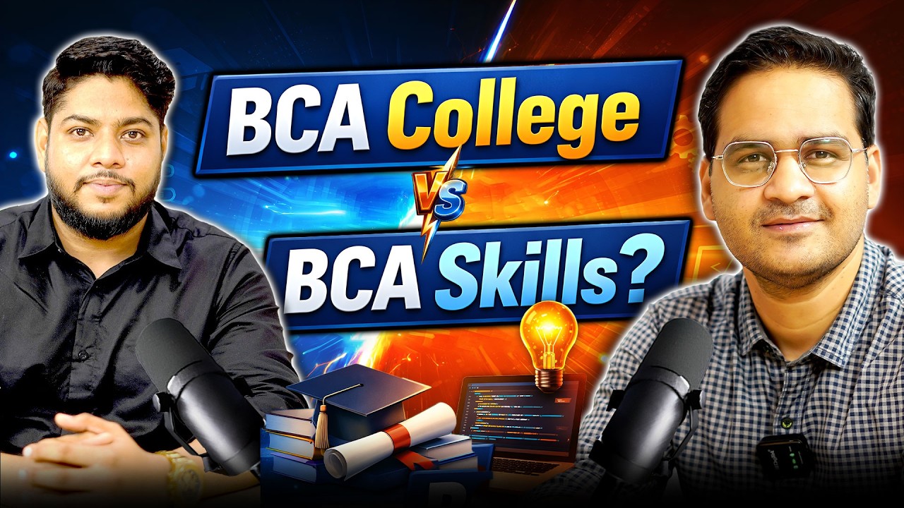 🔥BCA College vs BCA Skills? Which Matters Most! Importance Of College? #BCA #BCACourse #BCACollege