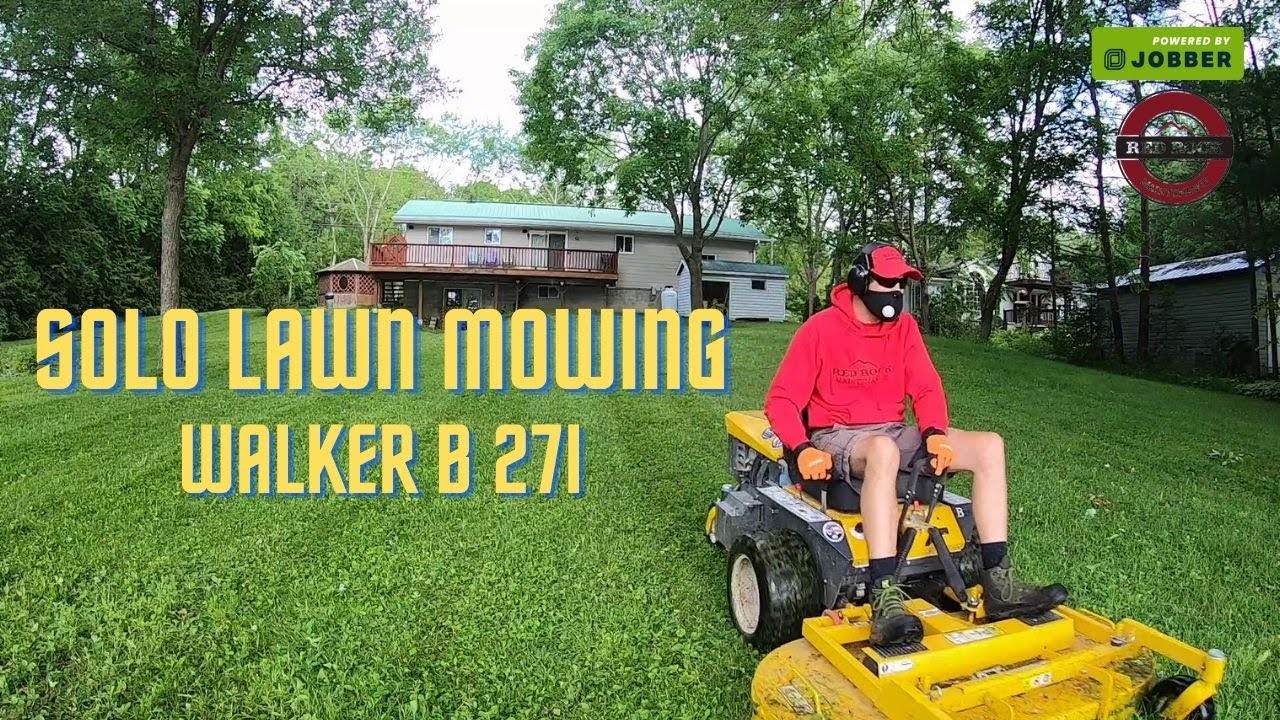 Walker B27i | Mowing Start to Finish | Solo Mowing