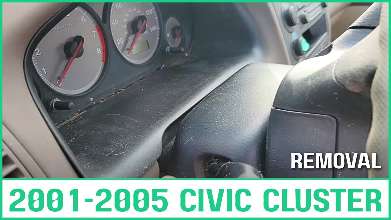 How to Remove the Gauge Cluster on a 2001–2005 Honda Civic | Fast & Easy DIY