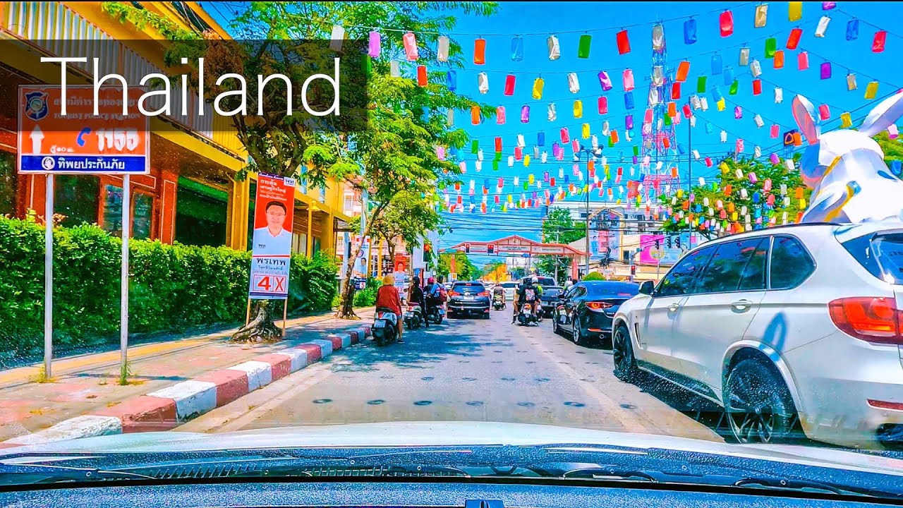 Hot Wheels and Stunning Views: Ratchaburi to Hua Hin Road Trip/ Thai Countryside [Thailand 4K 🇨🇷]
