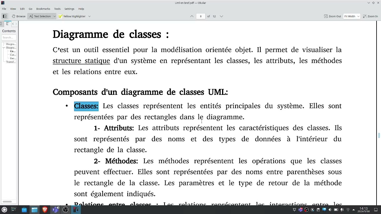 UML : Diagramme de classes