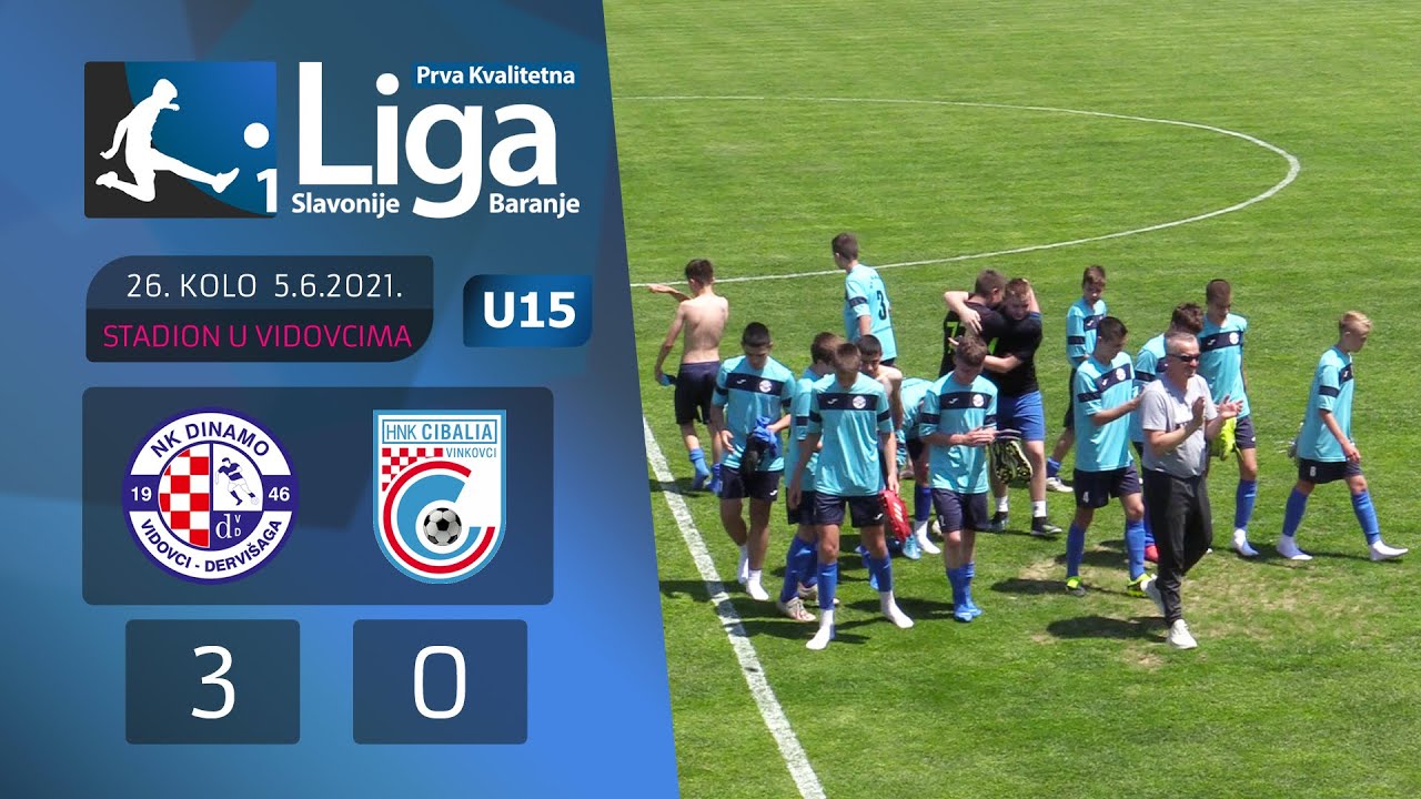 🔴 NK Dinamo - HNK Cibalia 3:0 # Prva Kvalitetna liga Slavonije i Baranje # 26. Kolo 5.6.2021. # U15