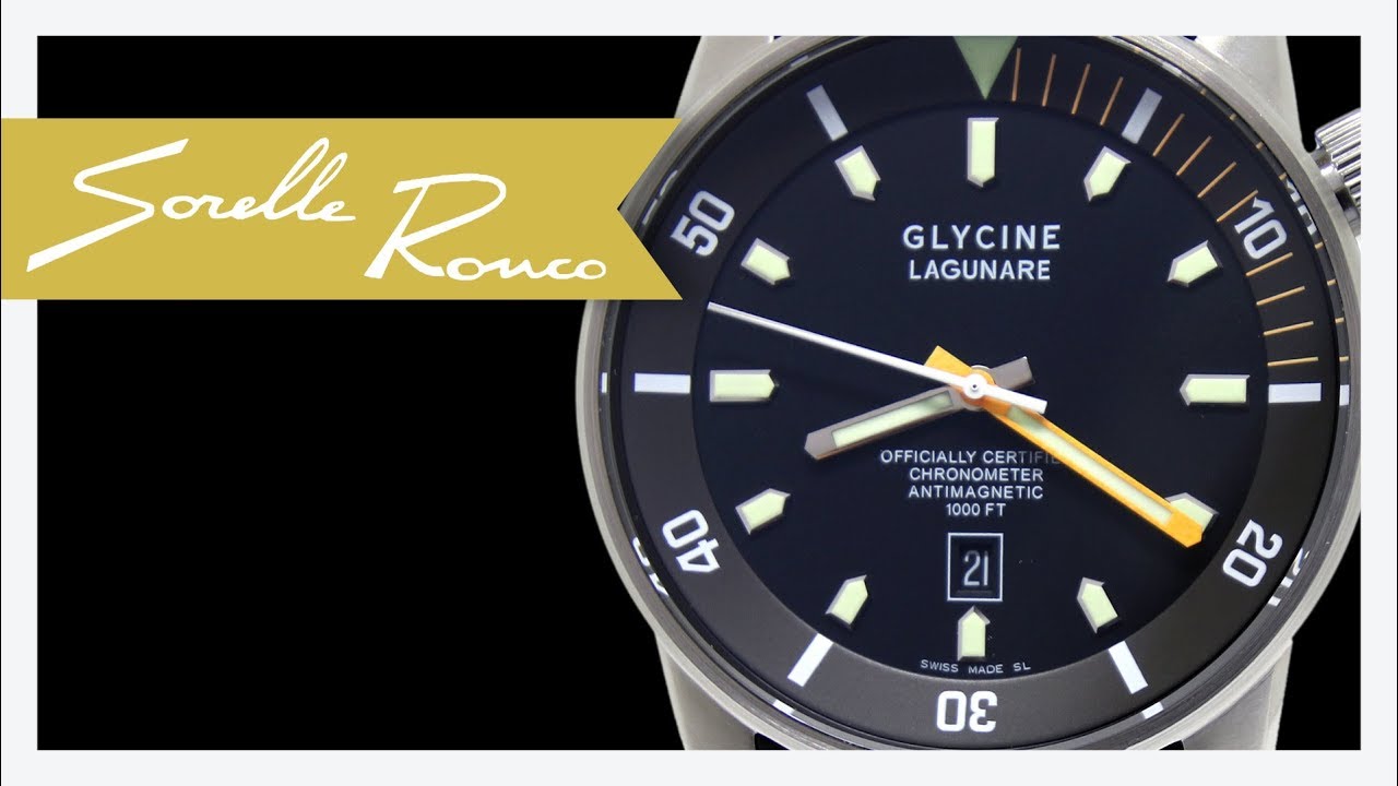 GLYCINE Lagunare Sub Automatic COSC Rubber