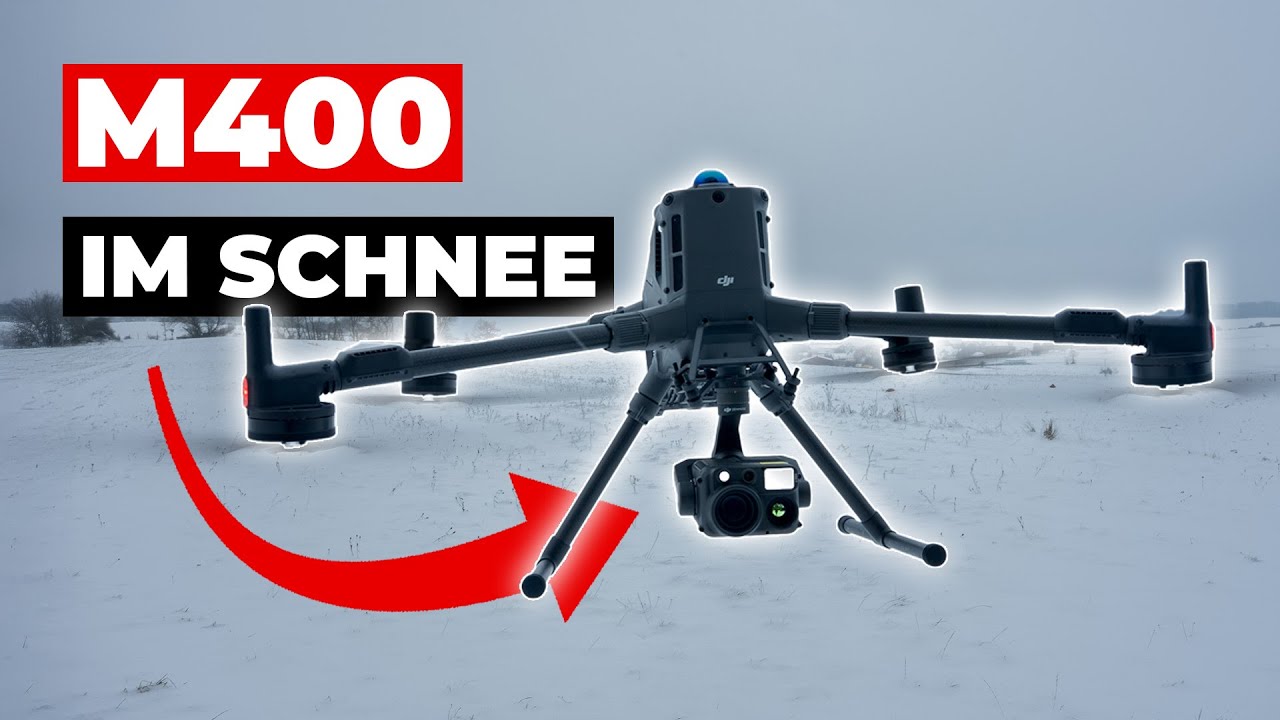 Wird unsere DROHNE ABSTÜRZEN? - DJI M400 im Schnee!