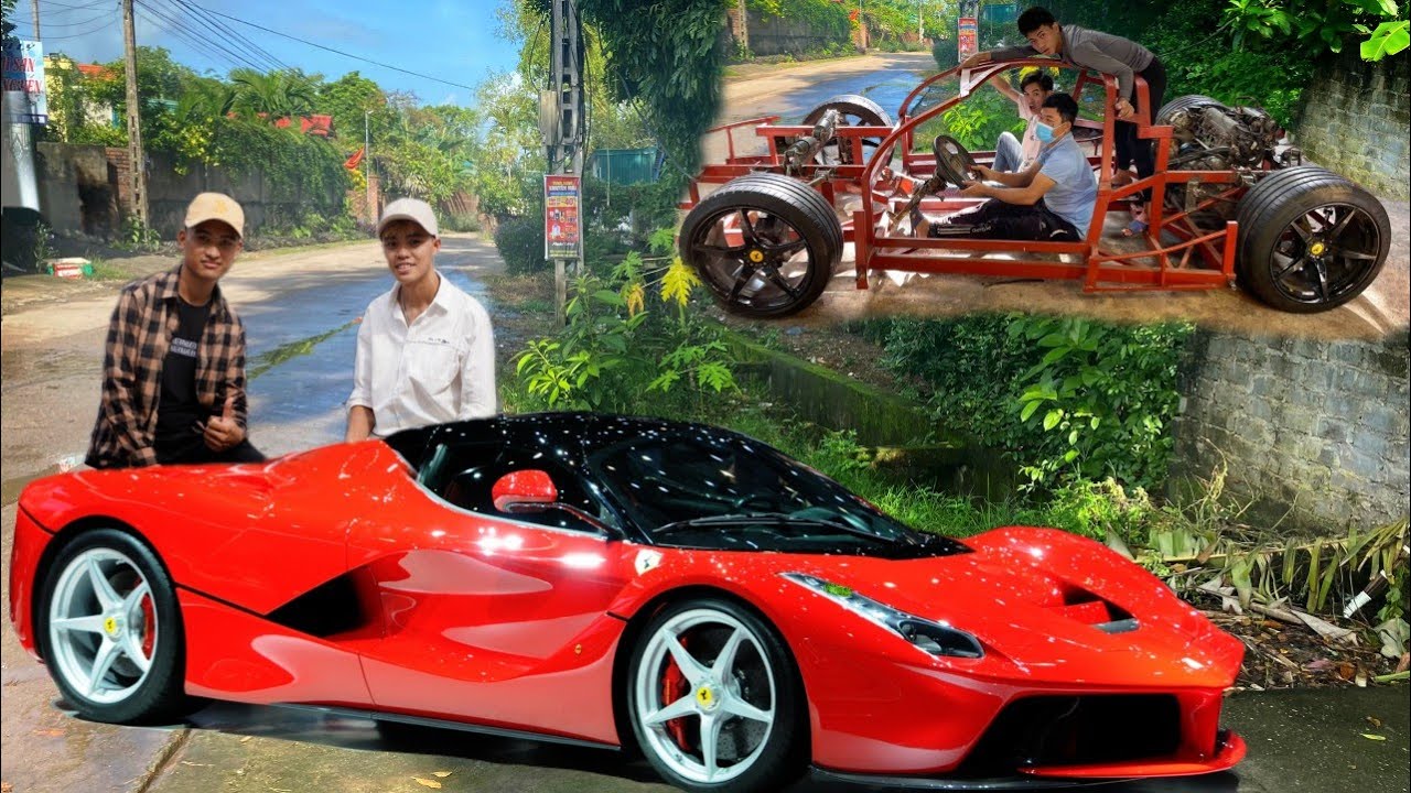 Полный силовой агрегат для самодельного Ferrari. Мы сами построили Laferrari.