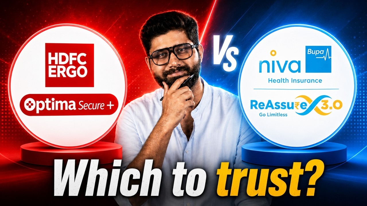 HDFC ERGO Optima Secure+ против Niva Bupa ReAssure 3.0: какой план медицинского страхования выбра...