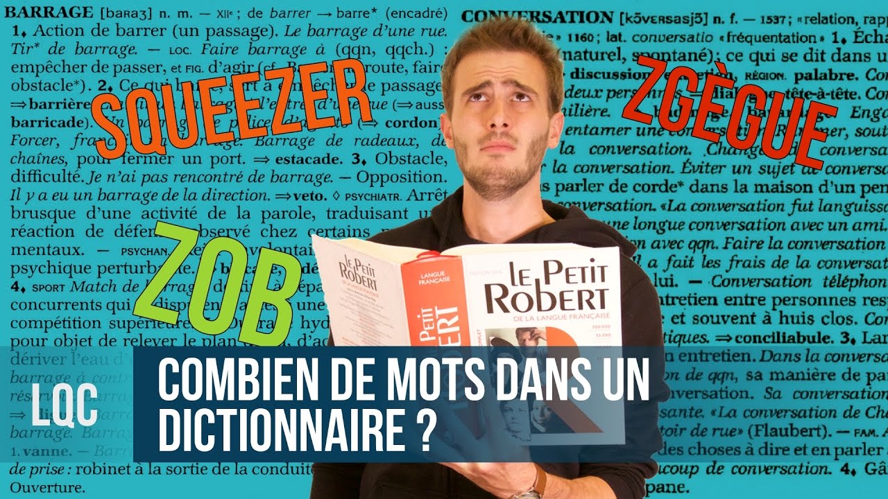 LQC - Combien de mots y a-t-il dans un dictionnaire ?