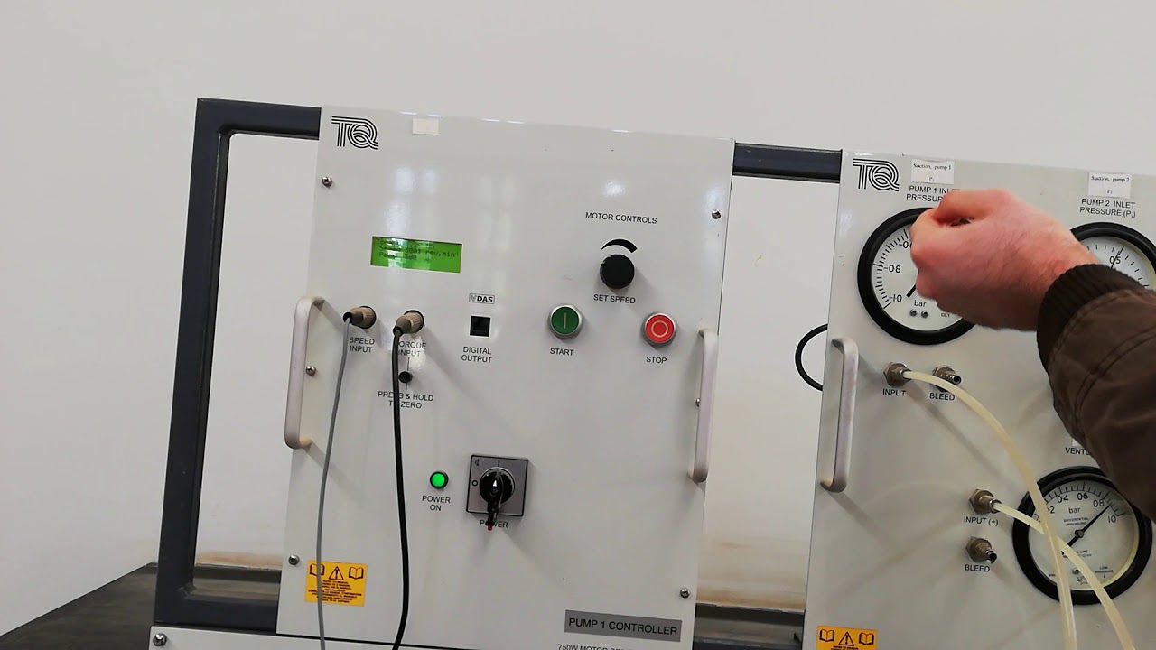 Hydraulics Lab – Exp.10 (Two-Stage Centrifugal Pumps)