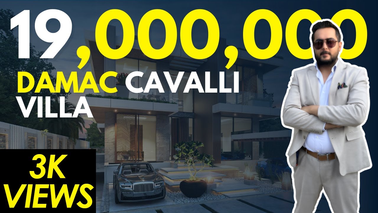 VILLA FOR SALE IN DUBAI || 4K TOUR || DAMAC CAVALLI VILLA || HABICO PROPERTIES