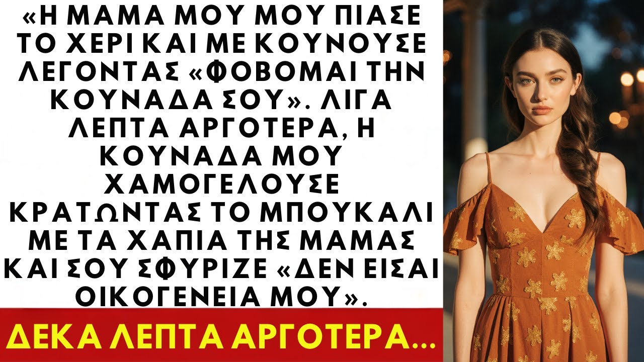 Η Μαμά Μου Είπε «Φοβάμαι Την Νύφη Σου»· Είδα Τι Κρατούσε Στα Χέρια Της