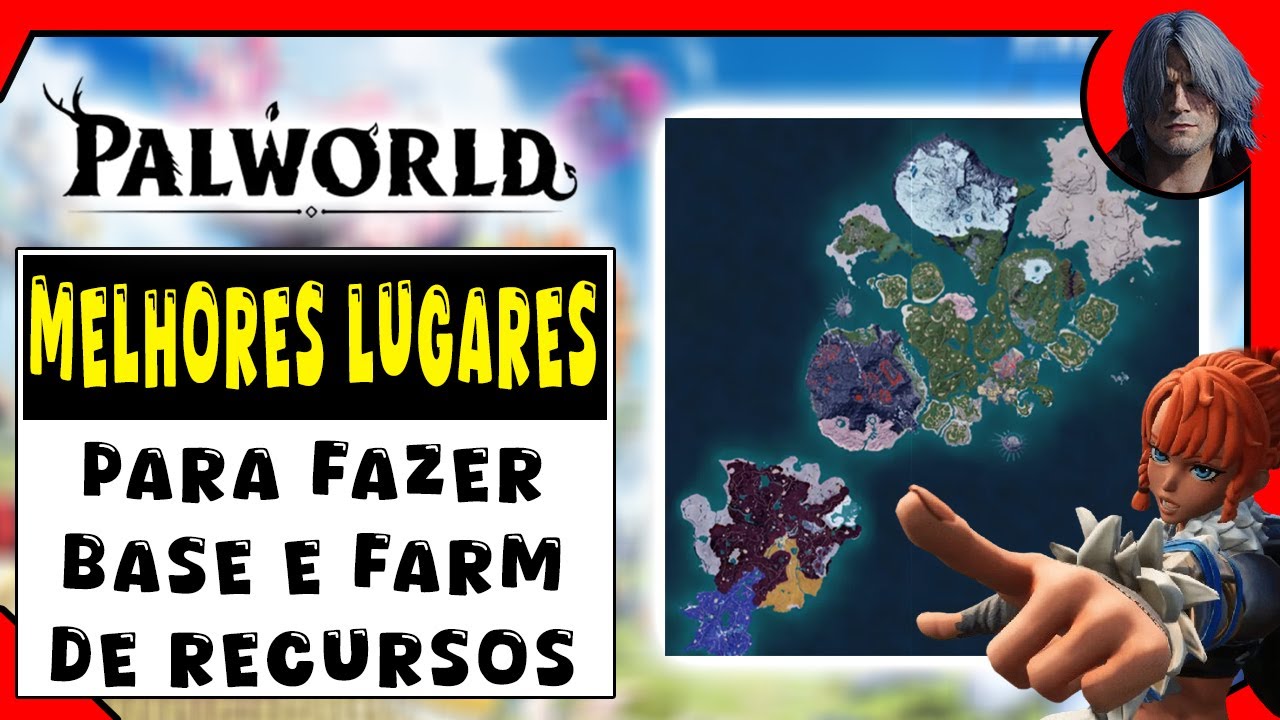 Melhores lugares pra fazer base em Palworld Atualizado!