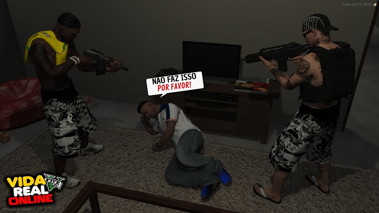 GTA V - VIDA REAL : OS MANO DA QUEBRADA VIERAM ME COBRAR ATRÁS DE UM PARCEIRO! #09
