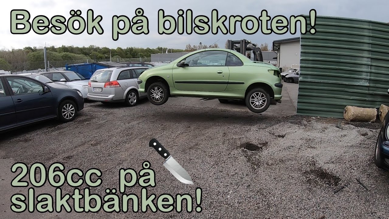 Besök på delplocken, strippar en cab och kollar på rallybil. - Vlog Maj 2022