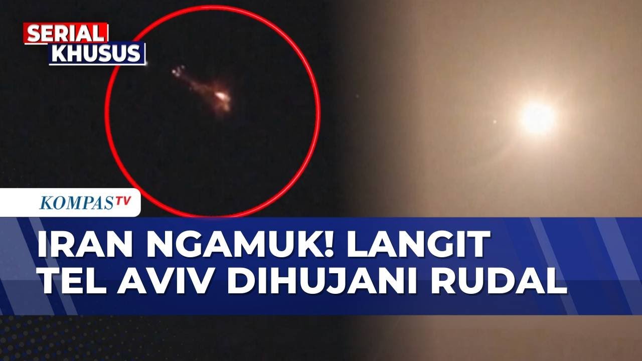 Sirine Meraung! Rudal Iran Hujani Langit Tel Aviv, Israel Sulit Blokade Serangan Bertubi?