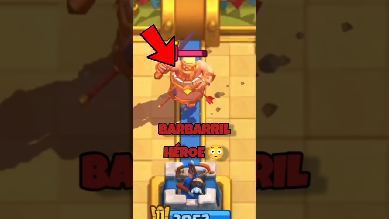 BARBARRIL NUEVO H&Eacute;ROE 😳🔥 #clashroyale #clashchino #parati #viral #memes #clashroyalememes #supercell
