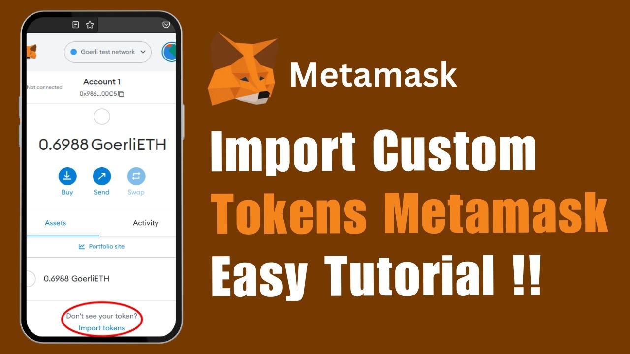 How to Import Custom Token to Metamask Wallet ! (2025)