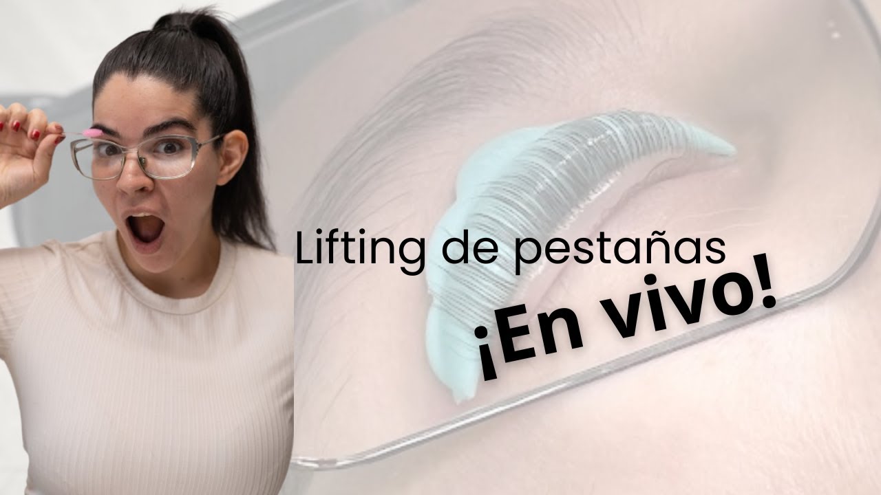 Lifting de Pestañas en Vivo 🔥 | Mira el Paso a Paso y el Resultado Final ✨