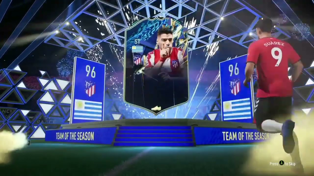 96 Suarez TOTS Walkout - FIFA 22 Community Team of the season