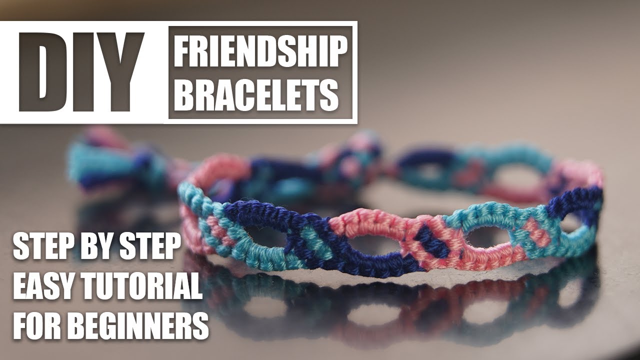 Chain Diamond Alternating Friendship Bracelets Step by Step Tutorial | Easy Tutorial for Beginner