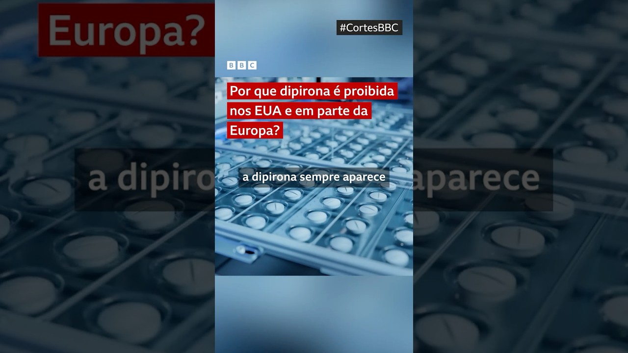 Por que dipirona &eacute; vendida no Brasil, mas proibida nos EUA e em parte da Europa?  #bbcnewsbrasil