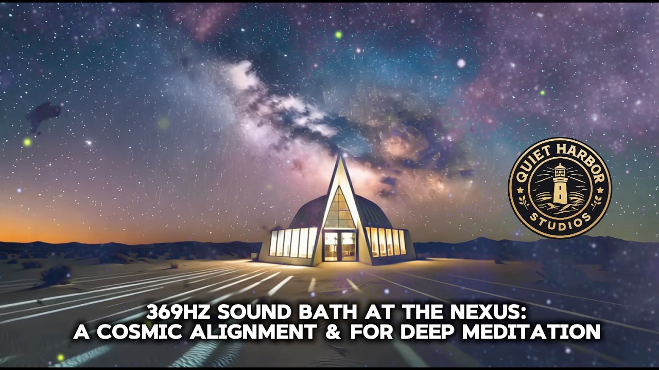 369Hz Sound Bath at the Nexus: For Cosmic Alignment & Deep Meditation | 60 min. | 4K
