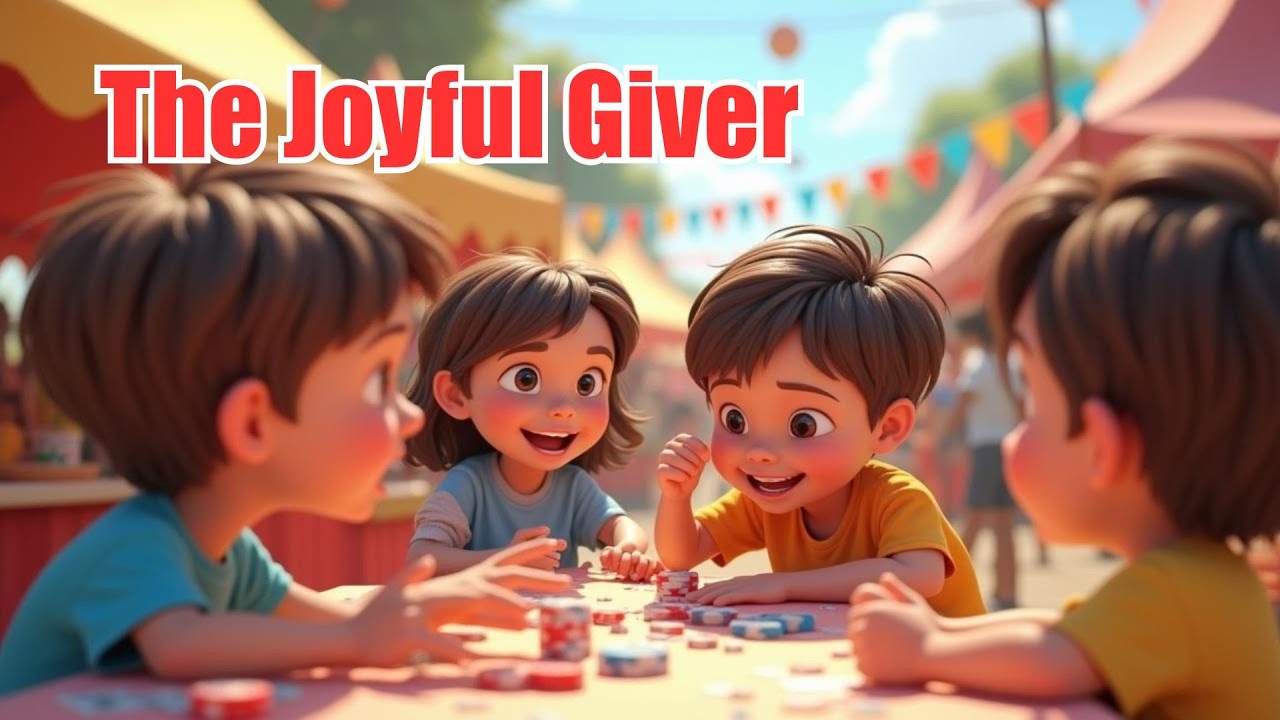 God Loves a Cheerful Giver | 2 Corinthians 9:7 | Bible Glow Faith | Animated Bible Stories