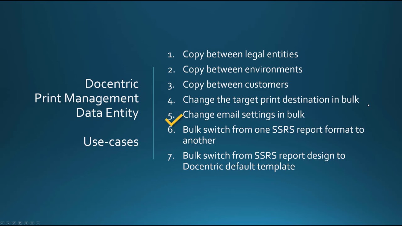 Change email settings in Print management setup in bulk – Part 6 of 8