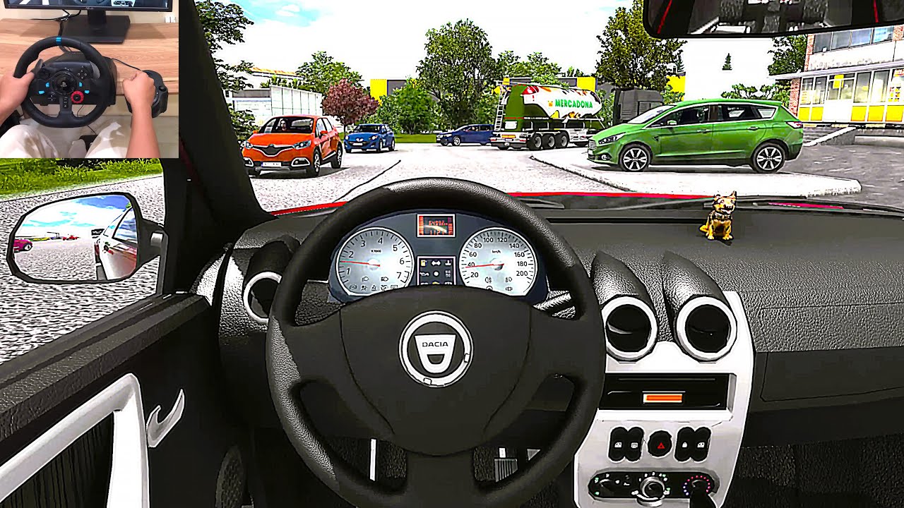 2014 Dacia Duster In Euro Truck Simulator 2 | Steering Wheel Experience