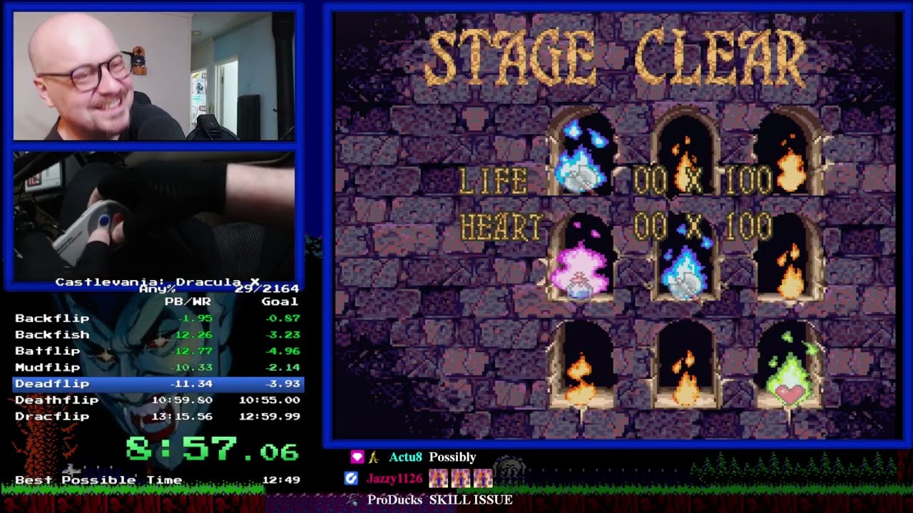 Castlevania: Dracula X Speedrun за 13:08 [Бывший WR]