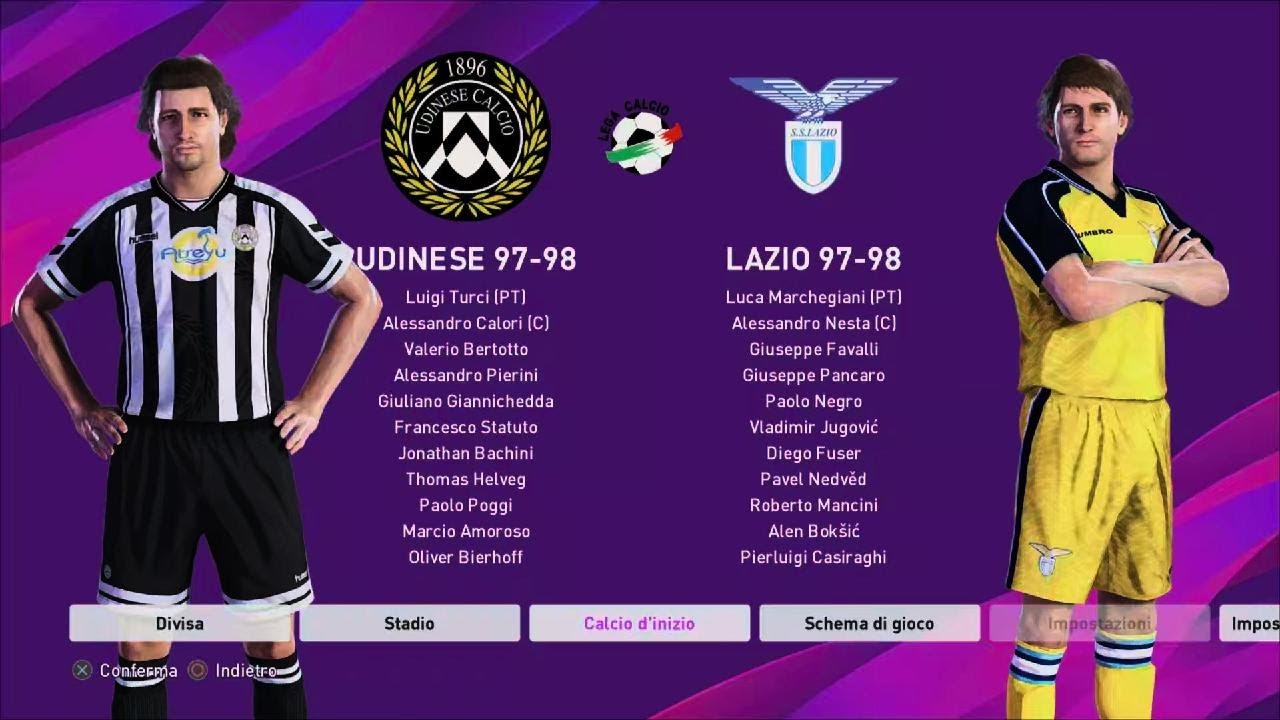 Udinese - Lazio 1997/98  - Full Match + Telecronaca