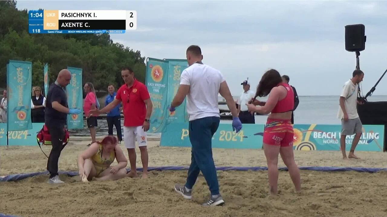 Iryna PASICHNYK (UKR) vs. Catalina AXENTE (ROU) • Semi Final • Women's BW +70Kg