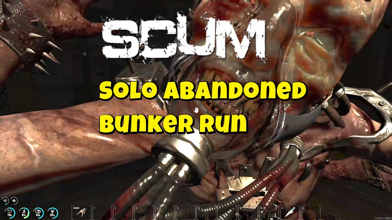 Solo abandoned bunker run | SCUM 0.96 gameplay #scum #bunker