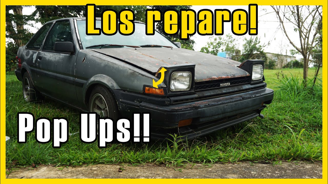 Repare los pop ups de mi AE86!