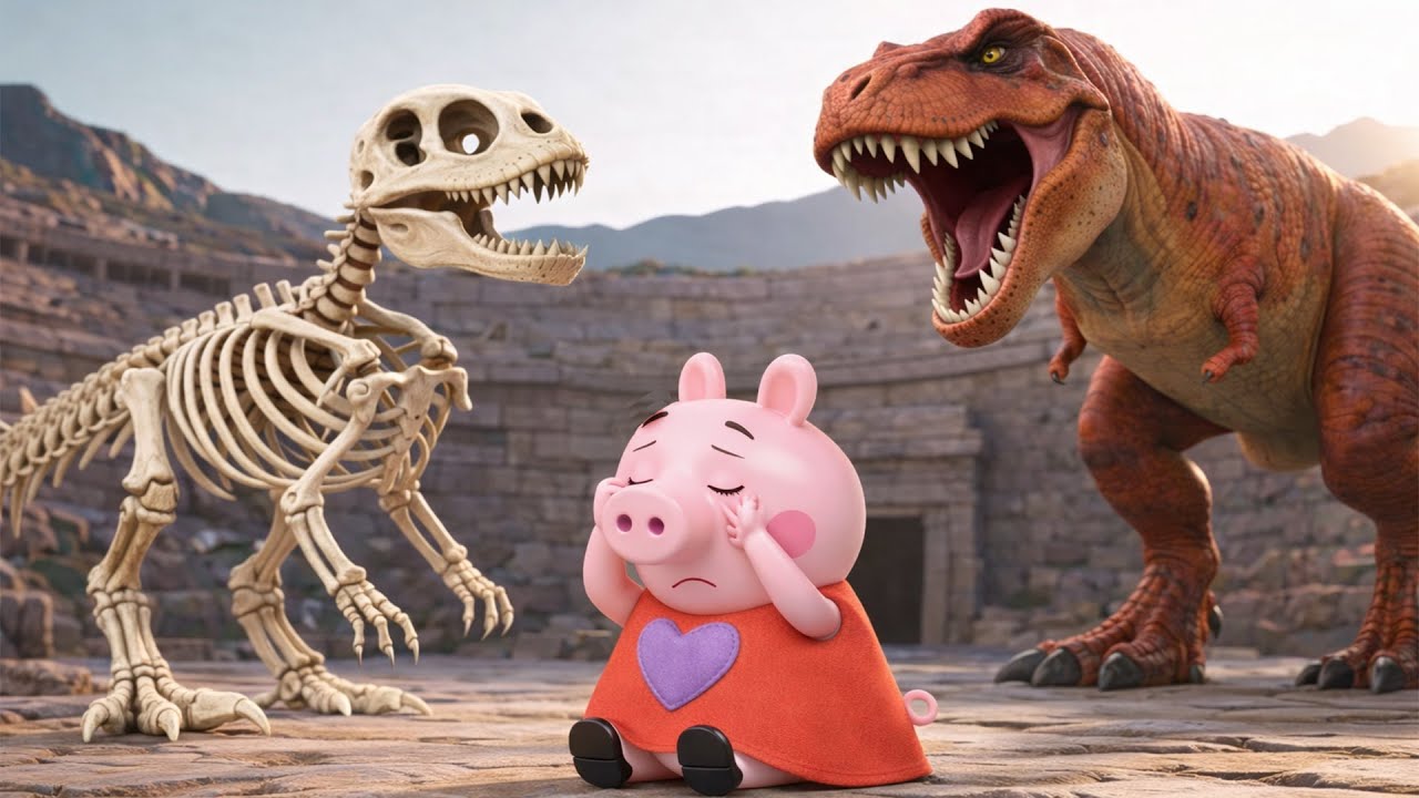 A Funny Pig’s Adventure with Ancient and Living Dinosaurs 🐷🌟 | Peppa Pig Funny Animation