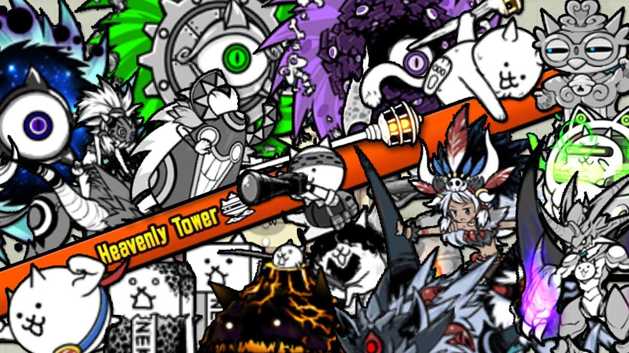 The Battle Cats - Heavenly Tower [40 Floors, One Lineup, No Uber, No Boost]