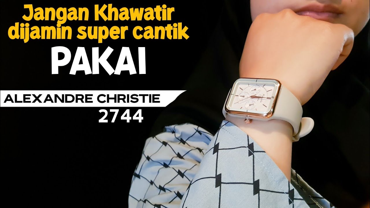 SPORTY KALEM | JAM TANGAN WANITA ALEXANDRE CHRISTIE 2744