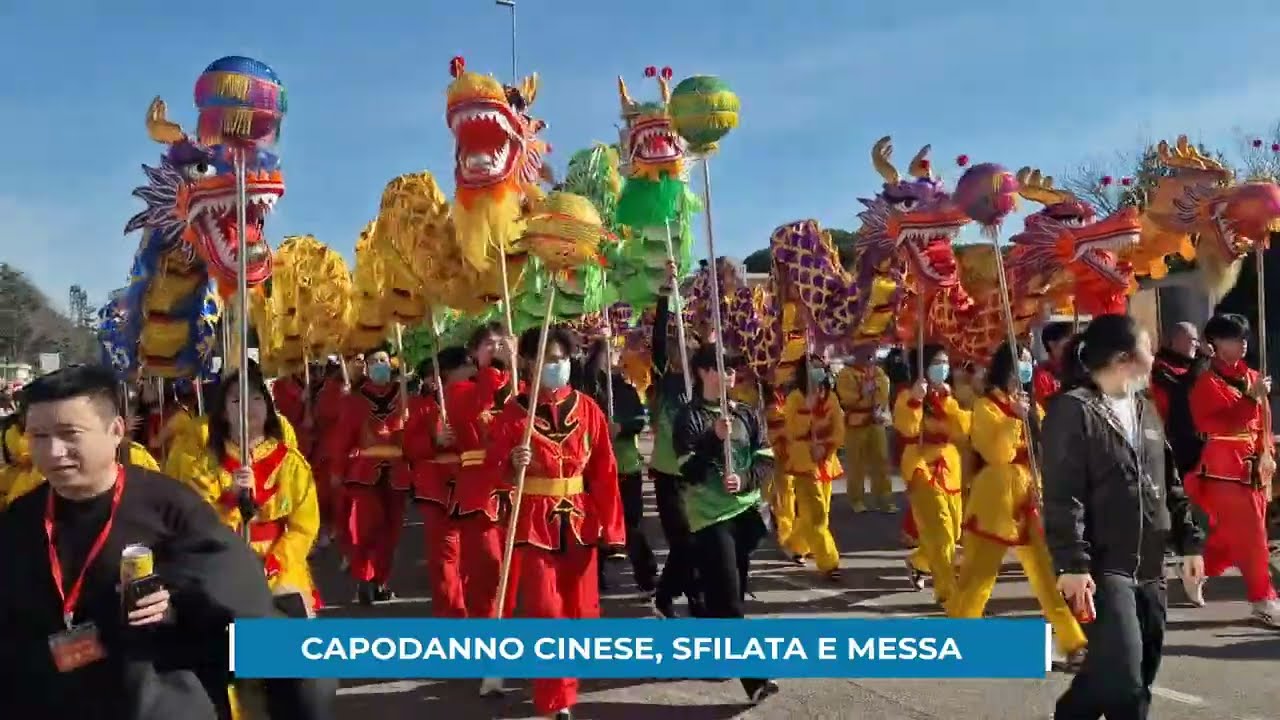 Capodanno cinese, sfilata e messa
