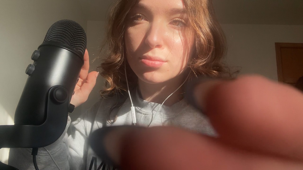 ASMR to Wind Down (hand sounds, bare mic scratching, etc.)