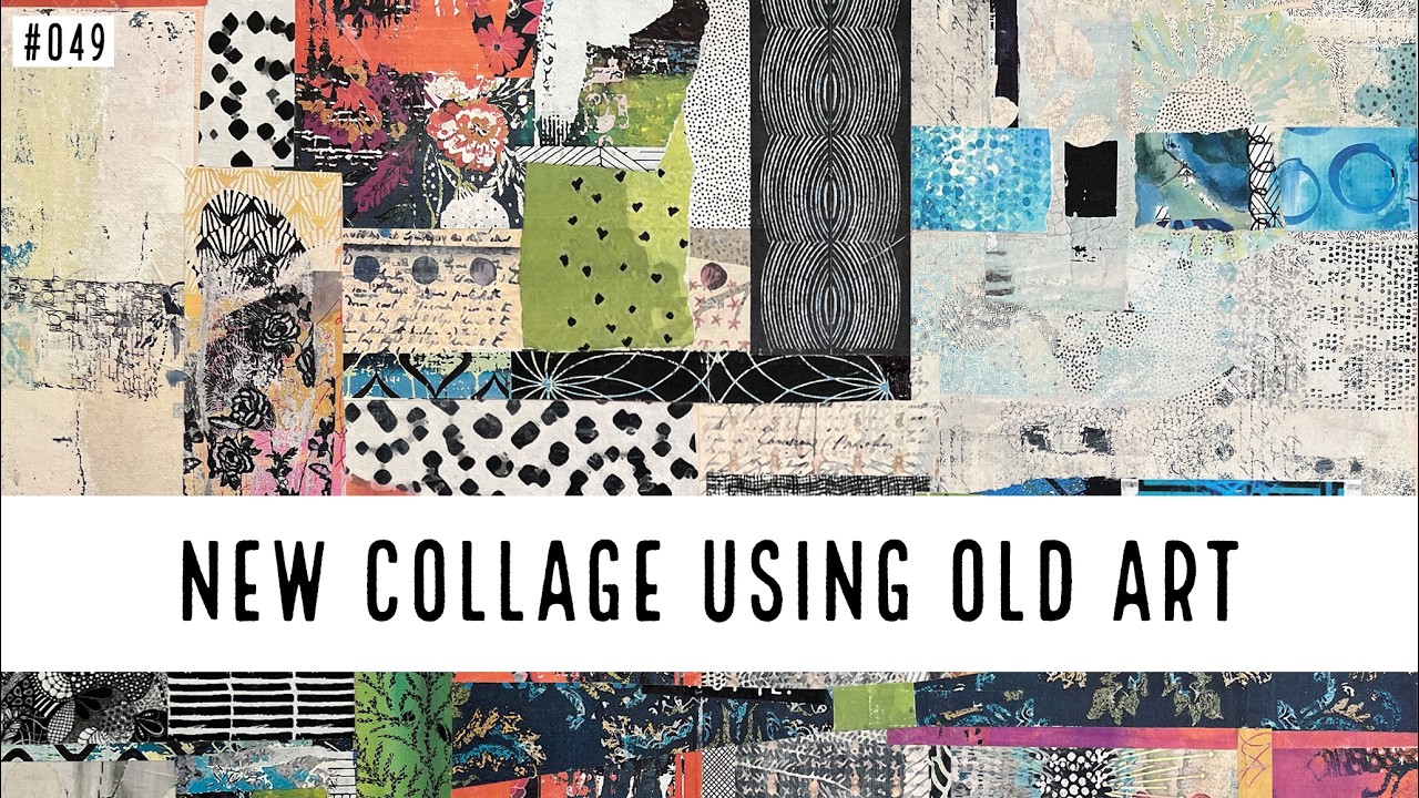 Modified Grid Collage : Inspired by Anna Carll American Abstract Artist