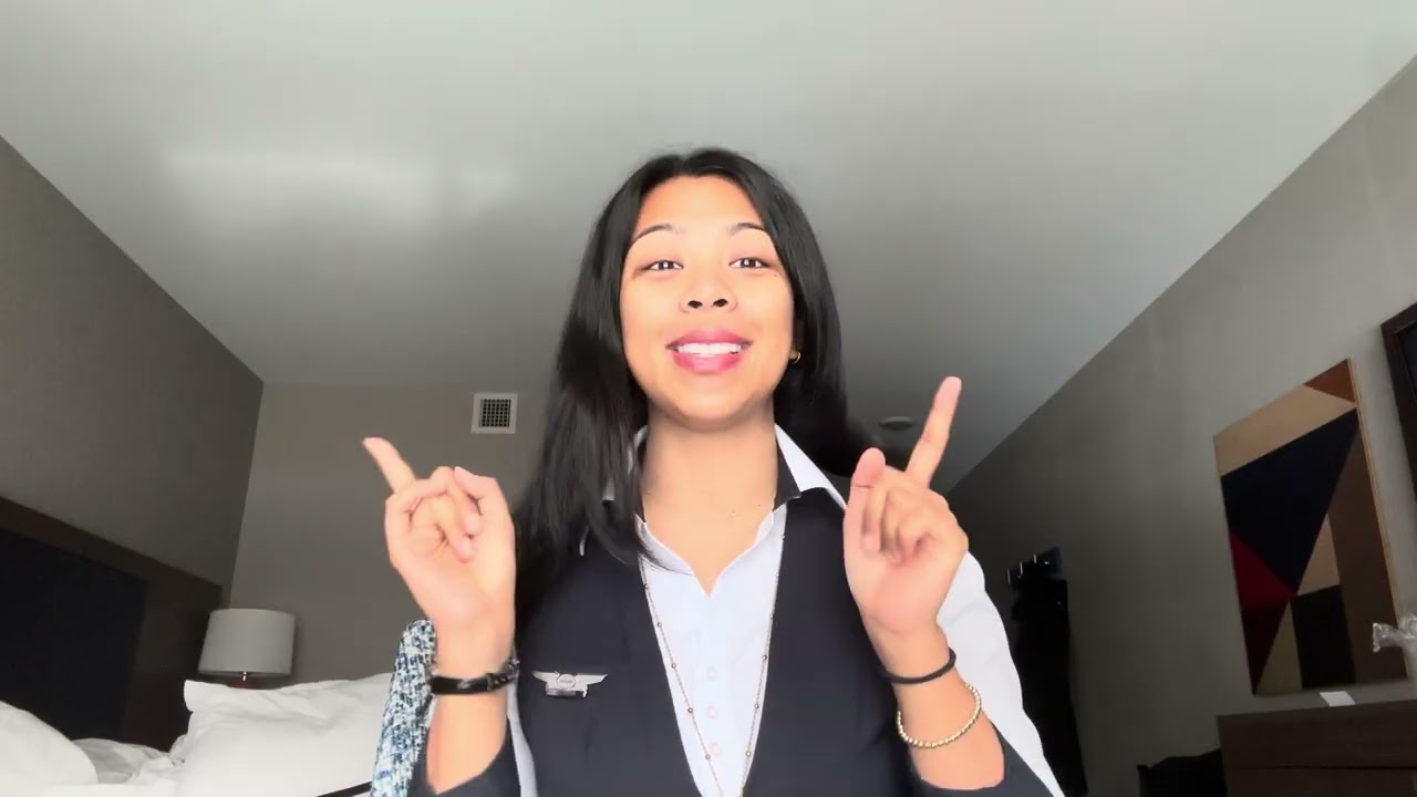3 months as a flight attendant…
