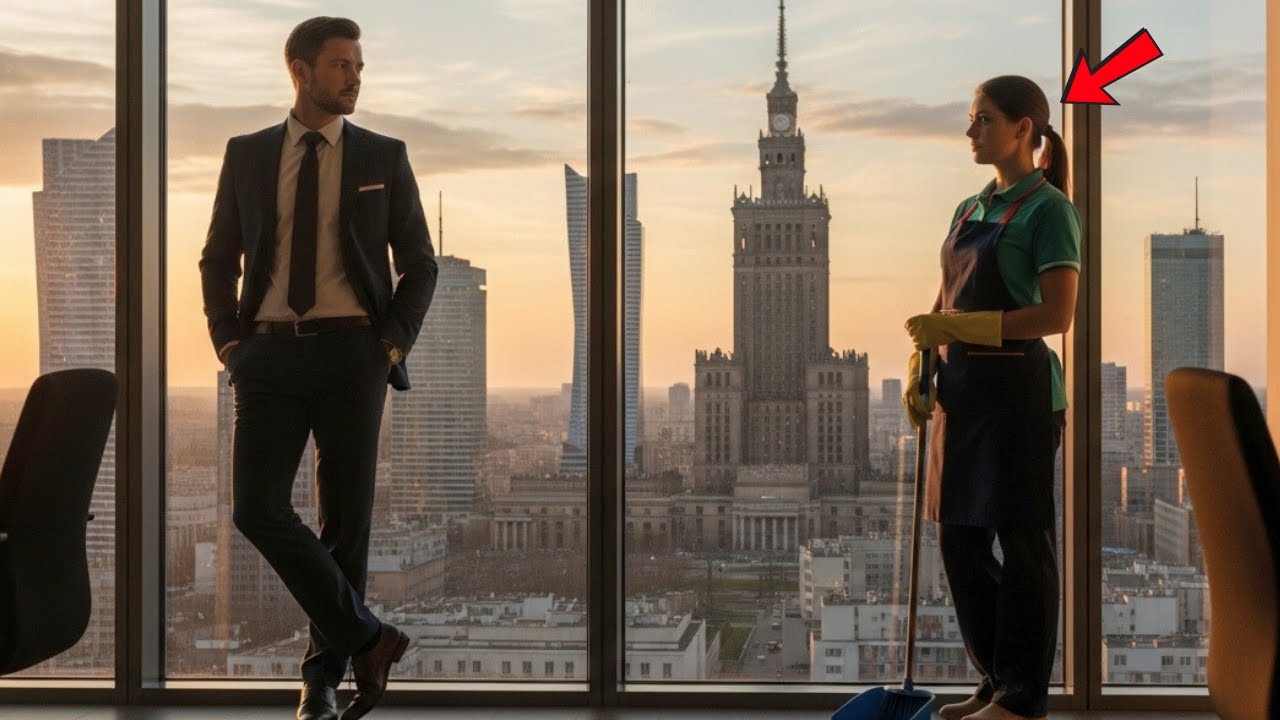 SPRZĄTACZKA CHCIAŁA TYLKO SKOŃCZYĆ SPRZĄTANIE    ALE MILIONER ZMIENIŁ JEJ ŻYCIE NA ZAWSZE