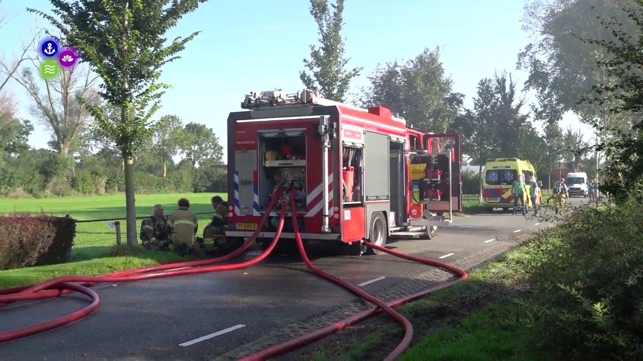 Persoon overleden bij woningbrand in Waarland
