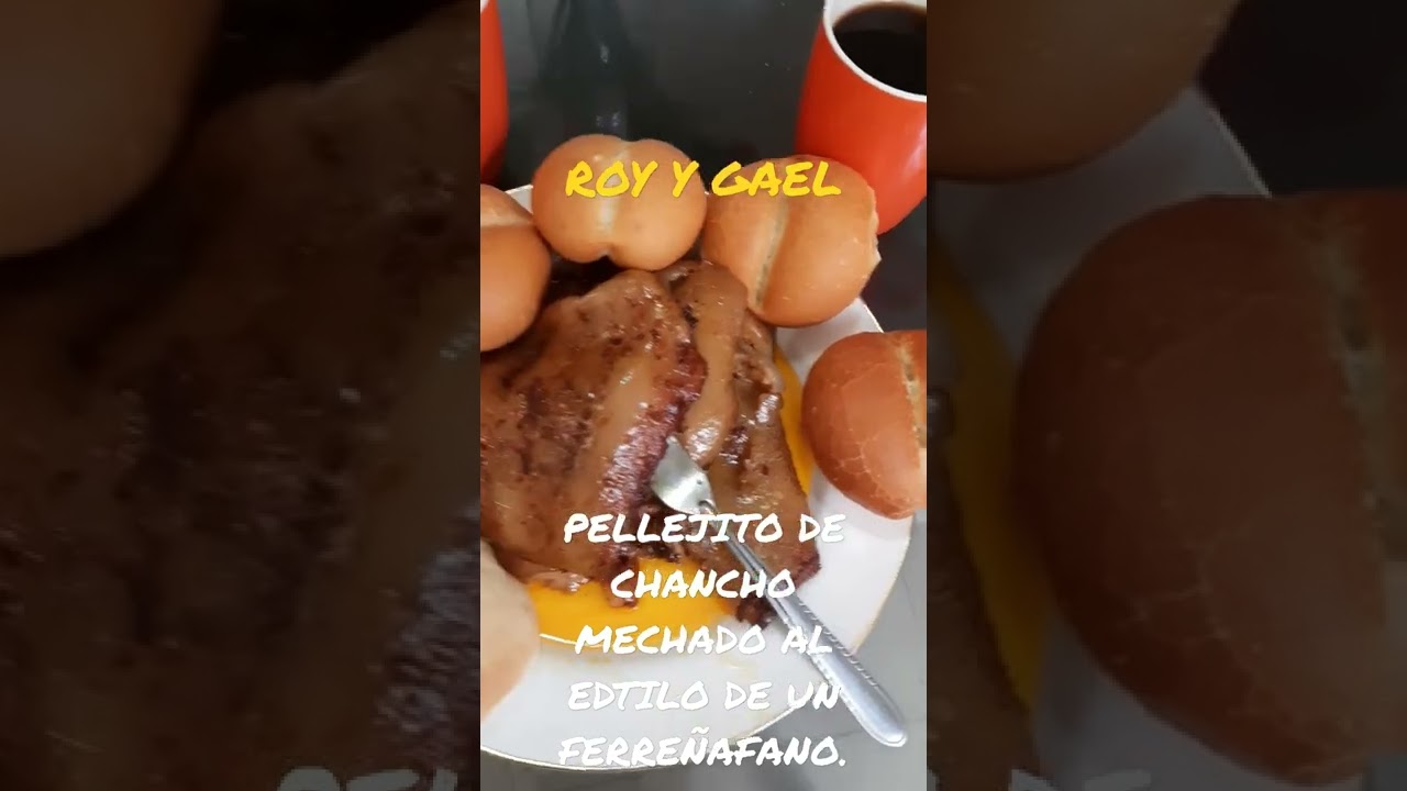 FERRE&Ntilde;AFE  TIPICO Y TRADICIONAL DESAYUNO DE LA FAMILIA ROBLES SOTO.