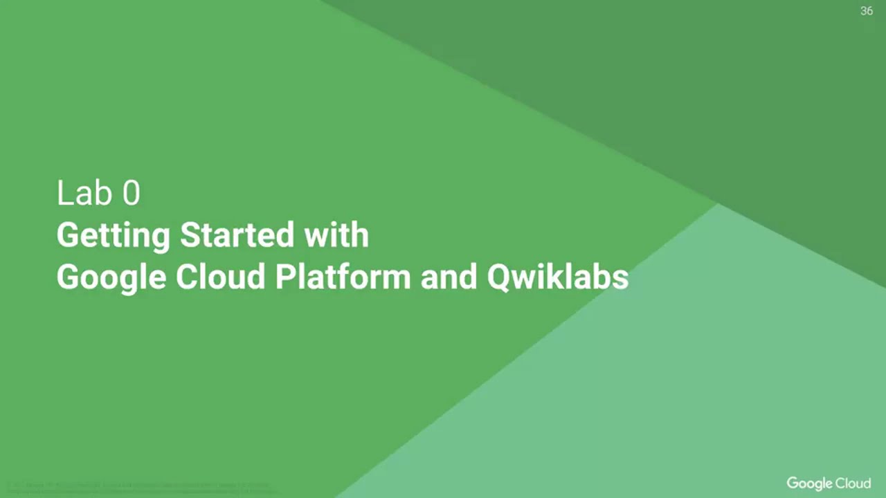 Getting Started with Qwiklabs - Google Cloud Platform Big Data and Machine Learning Fundamentals #3