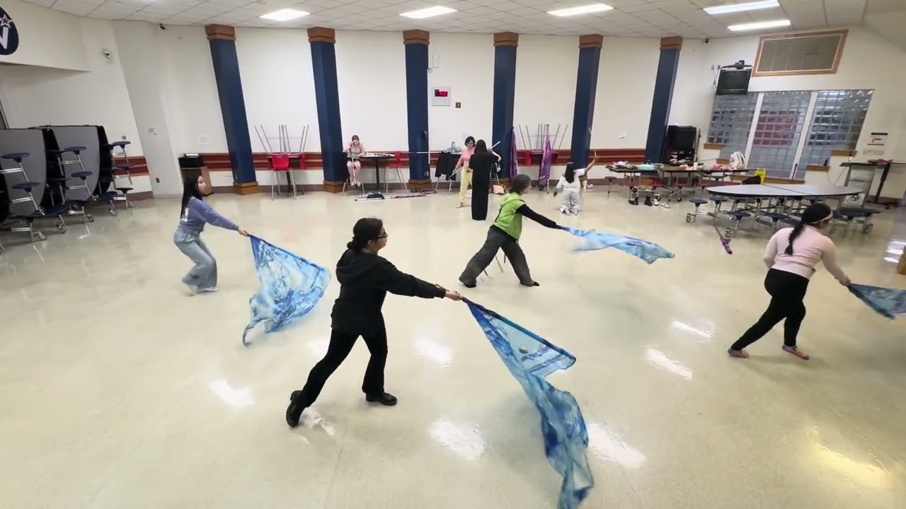 Swing flag run through