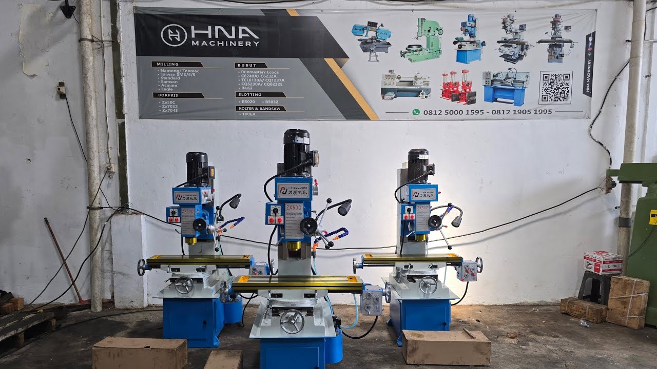 MESIN BORFRIS / MILLING ZX50C / HNA MACHINERY INDONESIA