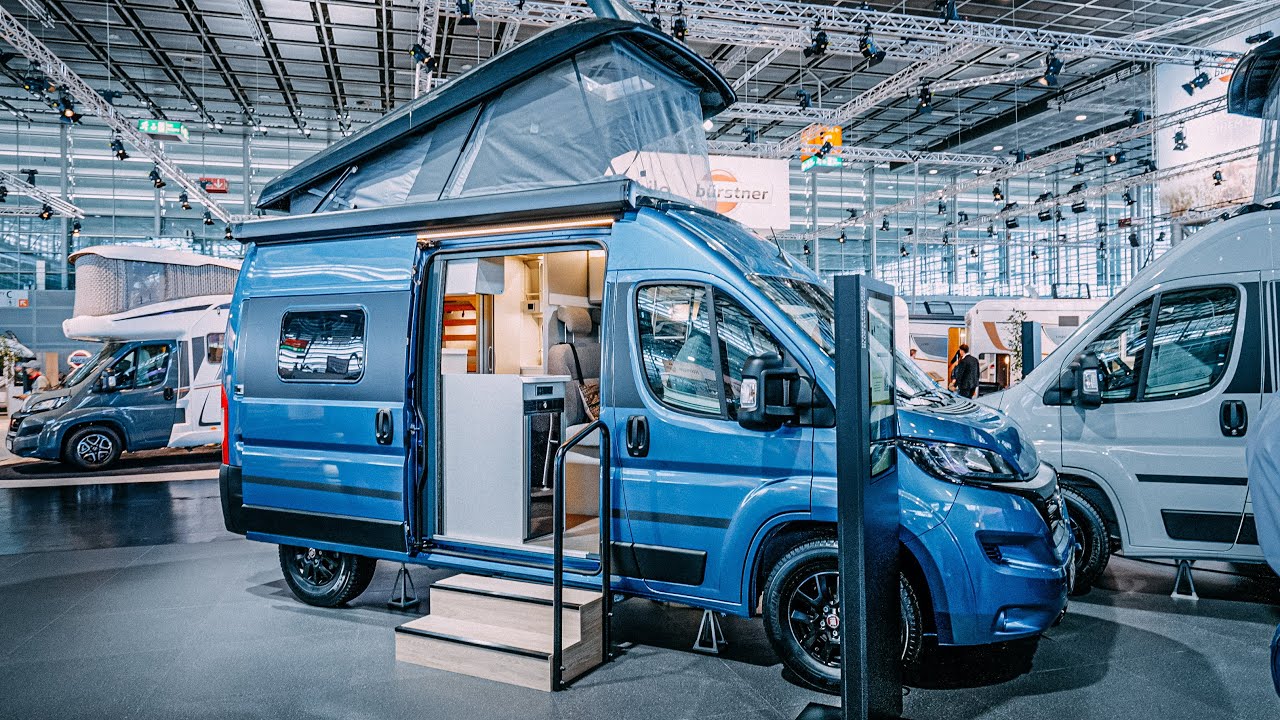 HYMER FREE 540 BLUE REVOLUTION POP UP 2024 REVIEW at Caravan Salon D&uuml;sseldorf 2023! The blue 4 sleep