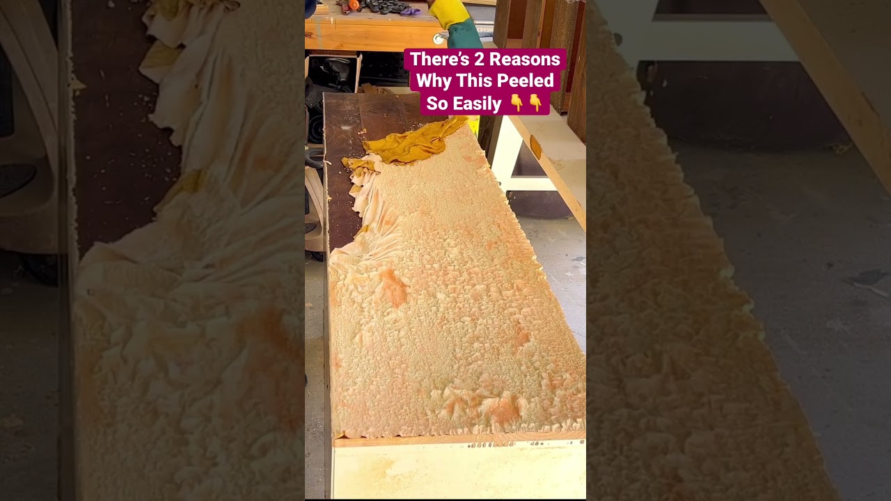 Stripping Paint Off Furniture Shouldn&rsquo;t Be This Easy???🤯 #DIY #satisfyingvideo #furnituremakeover